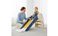 Folding Kids Slide Easy to Store Indoor Young Child Slide Concept and Activity Equipment for Infants, Young Children