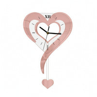 Decorative Hanging Clock Premium Timepiece Swinging for Bedroom, Entryway