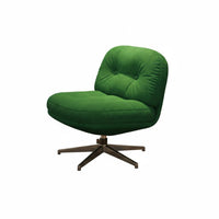 Swivel Egg Chair Soft Cushion Retro Swivel Armchair Ergonomic Design for Study