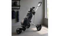 3-Wheel Golf Push Cart Lightweight Three-Wheel Golf Cart Ergonomic Portable for Golfers, Practice Days