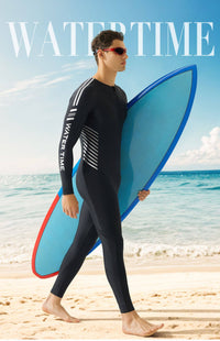 WaterTime 潜水服男士防晒夏季男款冲浪水母衣湿衣长袖长裤游泳衣