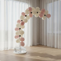 Balloon Arch Stand Kit Water Water-Weighted Base Balloon Backdrop Stand PVC Pipe