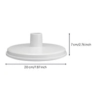 Replacement Pool Skimmer Vacuum Plate Slimline Skimmer Plate with Hose Connector Compact
