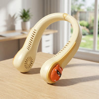Hands-Unrestricted Neck Fan USB Rechargeable Wearable Fan Portable Lightweight for Travelers