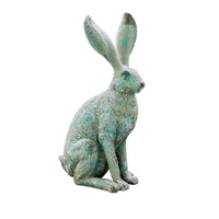 Rabbit Figurine Hand-Finished Bunny Figurine Rabbit Ornament Farmhouse Tabletop Ornament Easter for Decorators, Shelf