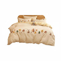 kids' Cartoon Print Bedclothes Breathable Comforter Cover Ultra Soft for Parents