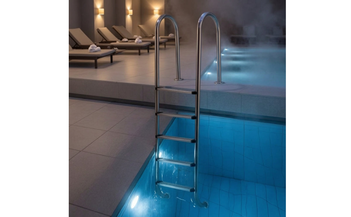 Pool Handrail Ladder Rust Resistant 5-Step Pool Ladder Rustproof for for Below-Ground Pools Pools