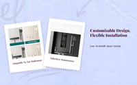 Pressure balance copper shower set