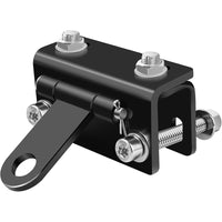 Universal Snowmobile Bumper Hitch - Adjustable Heavy-Duty Steel Sled Trailer Tow Hook Kit