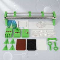Optical Experiment Box Measuring Scale Lens Experiment Kit Easy to Assemble Lab Apparatus for Junior High Students