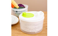 Countertop Salad Dryer with Crank Perforated Manual Vegetable Dryer Sturdy Lettuce Dryer Food-Grade for Kitchen
