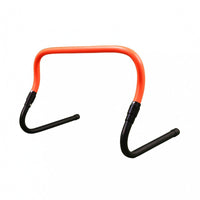 Foldable Training Hurdle ABS Plastic Foldable Agility Hurdle Athletic Gear Curved Top Bar Easy Setup for Soccer Practice