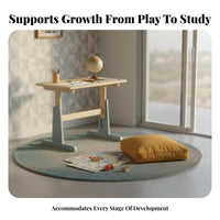 Ergonomic Student Desk and Chair Height Adjustable children's Furniture for Home
