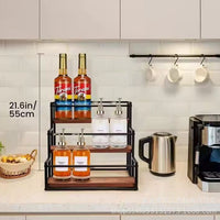 Multi-layer Wine Rack and Spice Rack