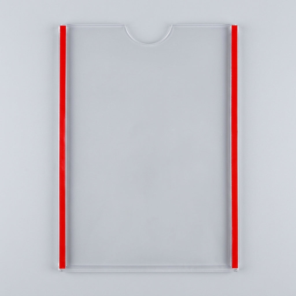 Acrylic Holder, Wall Mounted Transparent Display, for Office Warehouse, Clear Document Stands