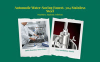 Automatic Touchless Faucet, Proximity detector Water-Saving Sink Tap, Commercial Kitchen Hotel