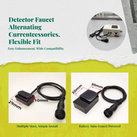 Induction faucet detector, contact controller accessories, smart blender replacement part with battery box for kitchen sink