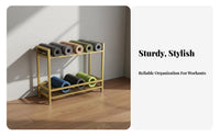 Space-Saving Exercise Mat Storage Rack Easy Retrieval Floor Standing Exercise Mat Holder Stable Design Floor Standing Foam Roller Stand Long-Lasting for Fitness Center