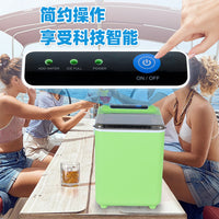 跨境专供制冰机雪融机户外车载家用12v24v冰块机冰沙机小型帐篷