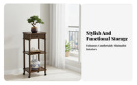 Tiered Flower Pot Stand Chinese design Display Shelf Space conservation for Living Room