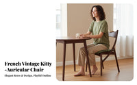 Feline Feline-Inspired Backrest-Like Backrest Chair French and Aesthetic Household Furniture Mid-Centuryperiod Modern Minimalist