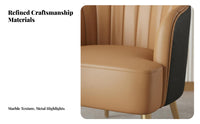Loveseat and Armchair Set Modern Design Conversation Group Minimalist aesthetic Comfortable Seating for Cafe Owners, Living Room