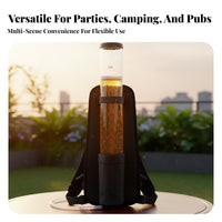Shoulder Straps Backpack Beverage Dispenser Transparent Portable Drink Dispenser Level Markings