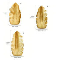 Feather Design Vase Nordic Design Sculptural Flower Holder for Entryway, Office