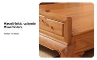 New Chinese and design Storage Bed Frame with Headboard full Wood Construction Carved Wooden Bed with Drawers box-foundationwithout cost foundation Needed Bedroom Furniture Easy Assembly for partners, homeowners, Renters, Guest Room, Apartment, Home