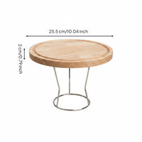 Pizza Serving Stand Space Saving Wooden Pizza Stand Easy to Clean