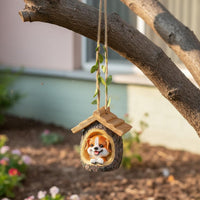Dog House Hanging Decor Reusable Puppy Tree Ornament Festive for Garden, Nursery