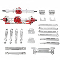 1/12 Scale Metal Chassis Parts Wear-Resistant Metal RC Car Upgrade Kit Easy Installation Hobby Vehicle Accessories