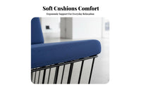 Continuous Line Armchair Sculptural Form Upholstered Armchair dense-cushiseamlessd Foam