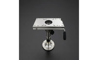 Aluminum Adjustable Boat Seat Pedestal Marine-Grade Boat Seat Pedestal Mount Base Heavy-Duty Corrosion-Resistant for Yacht Builders, Boats, Yachts