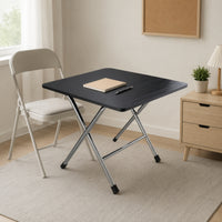 Foldable Folding Table Space-Saving Table with Folding Legs Compact Furniture Portable for Students, Small Rooms, Dormitory, Outdoor