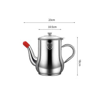 Can with Filter Large Capacity Kitchenware Ergonomic Handle