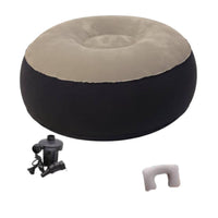 Inflatable Chaise Lounge Foldable Sbend Recliner Quick Inflation for Bedroom