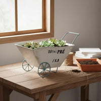 Vintage Market Cart Planter Loop Handle Vintage Cart Planter Indoor Outdoor Use