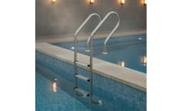 Stainless Steel Split Pool Ladder Polished Pool Ladder with Handrails Long-Lasting Sturdy for in-Ground Pools
