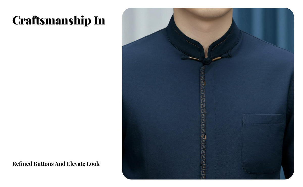 Tang Suit Shirt, Chinese Style, Lightweight Summer, Stand Collar, Men's Casual Top