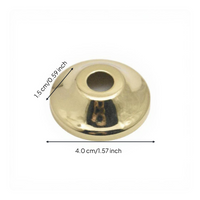 Metal shade holder for hanging lamp fixtures