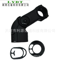 Bicycle Internal Cable Adjustable Stem 3D Forged Oxidized Sand Black 90*31.8*28.6 Folding Bike Stem
