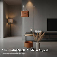 Rolling Closet with Shelves Minimalist Design Rolling Valet Stand with Shelves