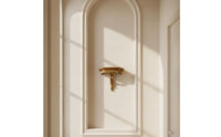 European Resin Wall Bracket Embossed Details Carved Wall Bracket for Entryway