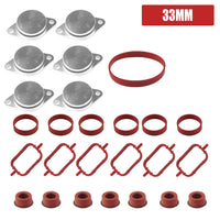 Aluminum Vortex Flap Removal and Repair Kit for BMW Diesel Engines - 22/33mm