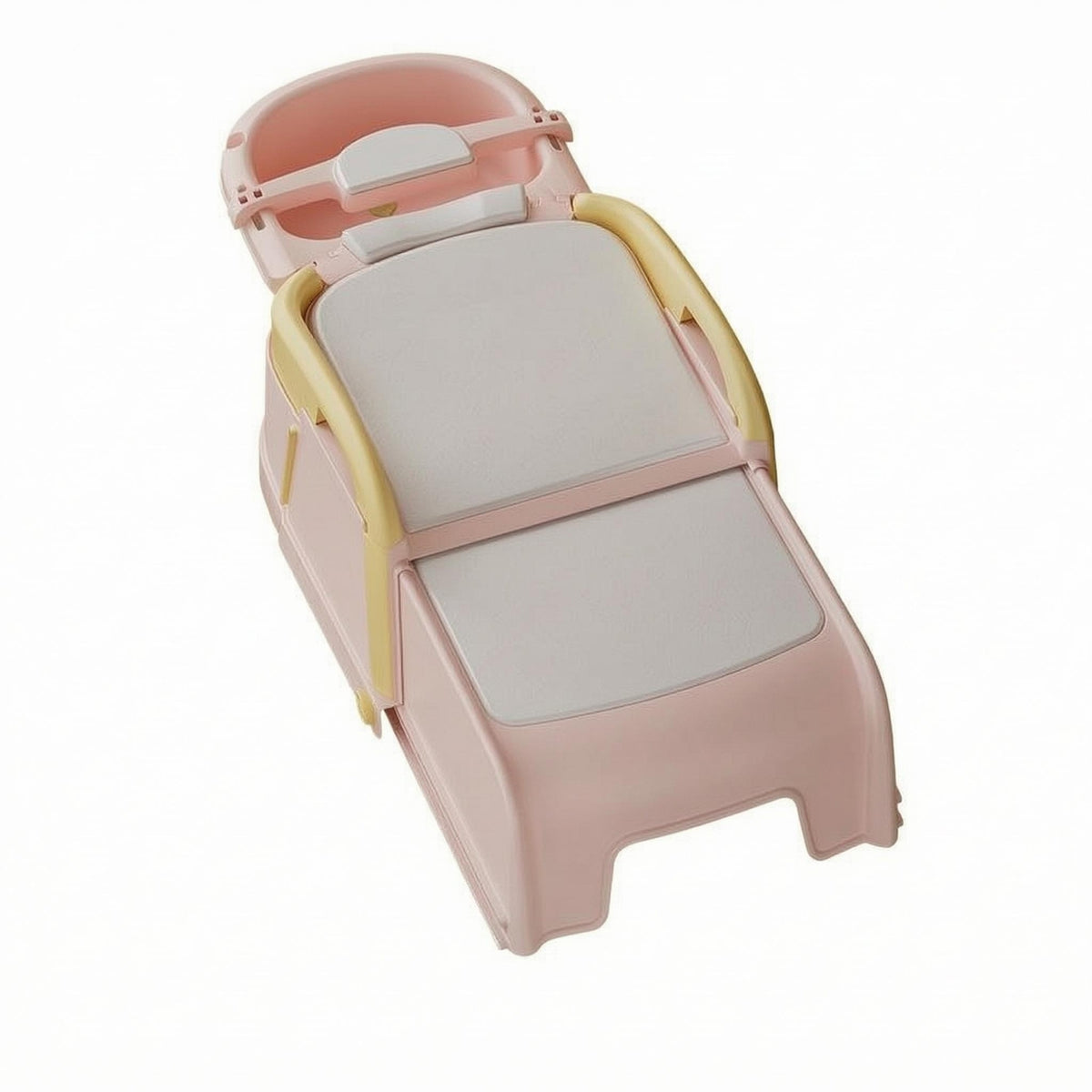 Armrests Foldable Shampoo Chair Drainage Openings Reclining Shampoo Chair Rounded Edges Home Furniture Compact