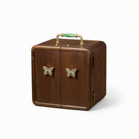 Jewelry Cabinet Multi-Compartment Jewelry Box with Drawers Wood for Women, Vanity