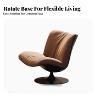Italian Inspired rotating Armchair Modern Design Upholstered rotating Armchair Plush paddinging Accent Chair Ergonomic Shape for Interior Designers, Homeowners, Book Lovers, Living Room, Lounge Area, study corner, Home Office