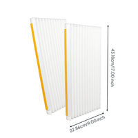2 Pieces Window Air Conditioning Insulation Panel Energy Saving Rectangular Foam