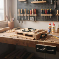 Manual DIY Workbench Heavy Duty Educational Project Table Woodcraft Bench Vise for Students